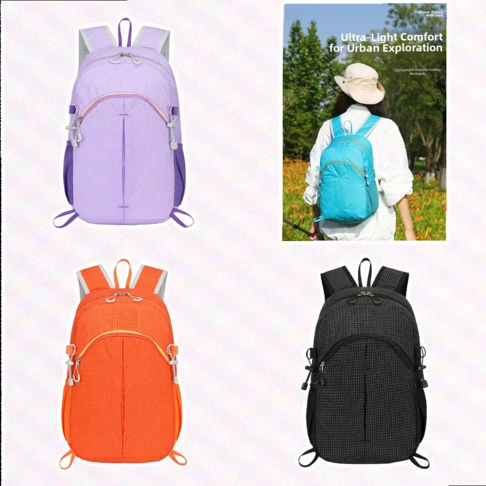 For ultra Light Weight Foldable Backpack 20L 35L Water Resistant Nylon for Hiking Outdoor Travel and Urban Commuting