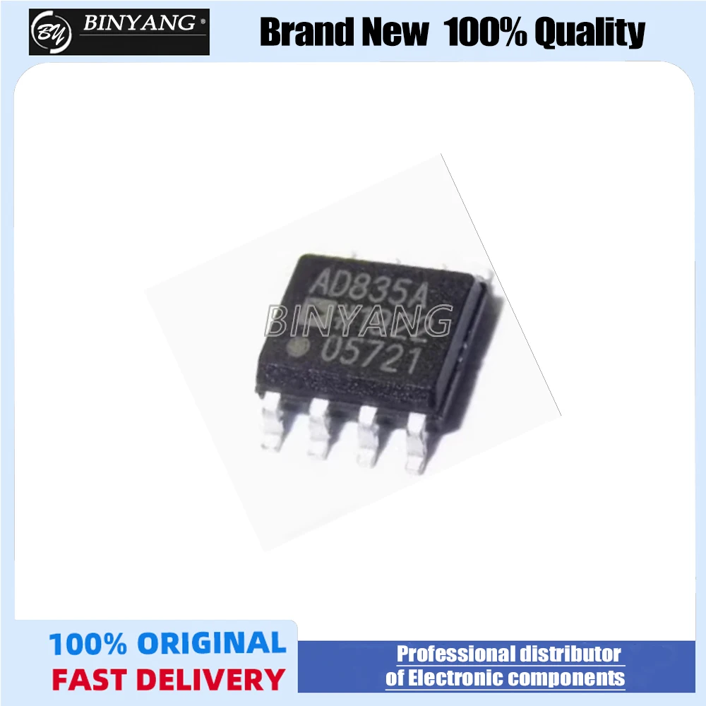1PCS 100% New original AD835ARZ-REEL7 AD835ARZ AD835AR AD835A Package:SOP8 4 Quadrant Multiplier/Divider Chip