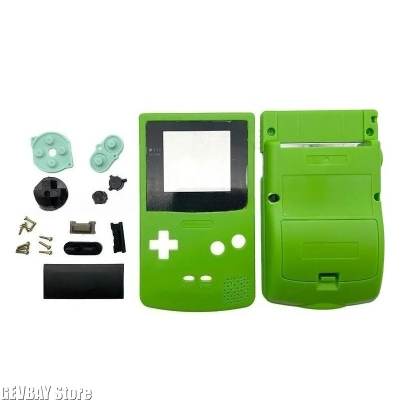 Housing Shell Replacement Kit for Gameboy Color / GBC, Multicolor Console Case with Screws ＆ Buttons Accessory for GBC
