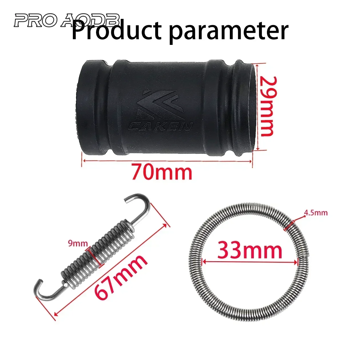 For KTM Husqvarna GASGAS Motocross Exhaust Pipe Tailpipe Seal Ring Spring Coupling Kit XC SX EXC XCW TPI TC TE TX EX EC MC Etc