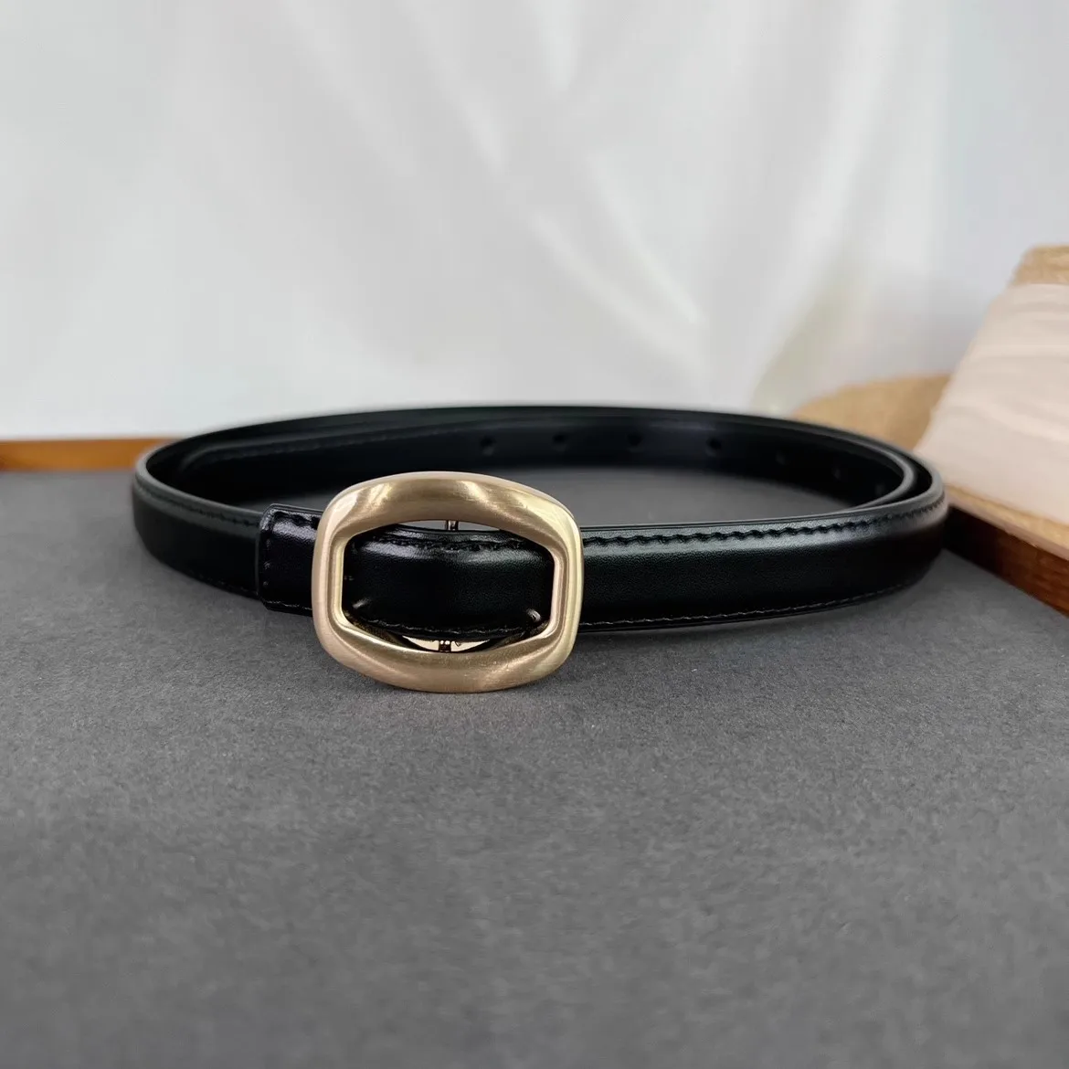 المرأة موضة خمر مشبك جلد طبيعي مشد الإناث Cummerbund معطف حزام فستان Decration حزام ضيق J1685