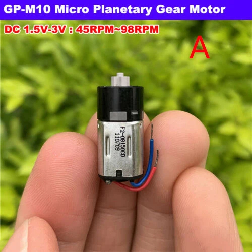 Micro Mini N10 M10 Gear Motor DC2.4V 3V  5V Precision Planetary Gearbox Gear Reducer Motor  DIY Robot Smart Car Toy