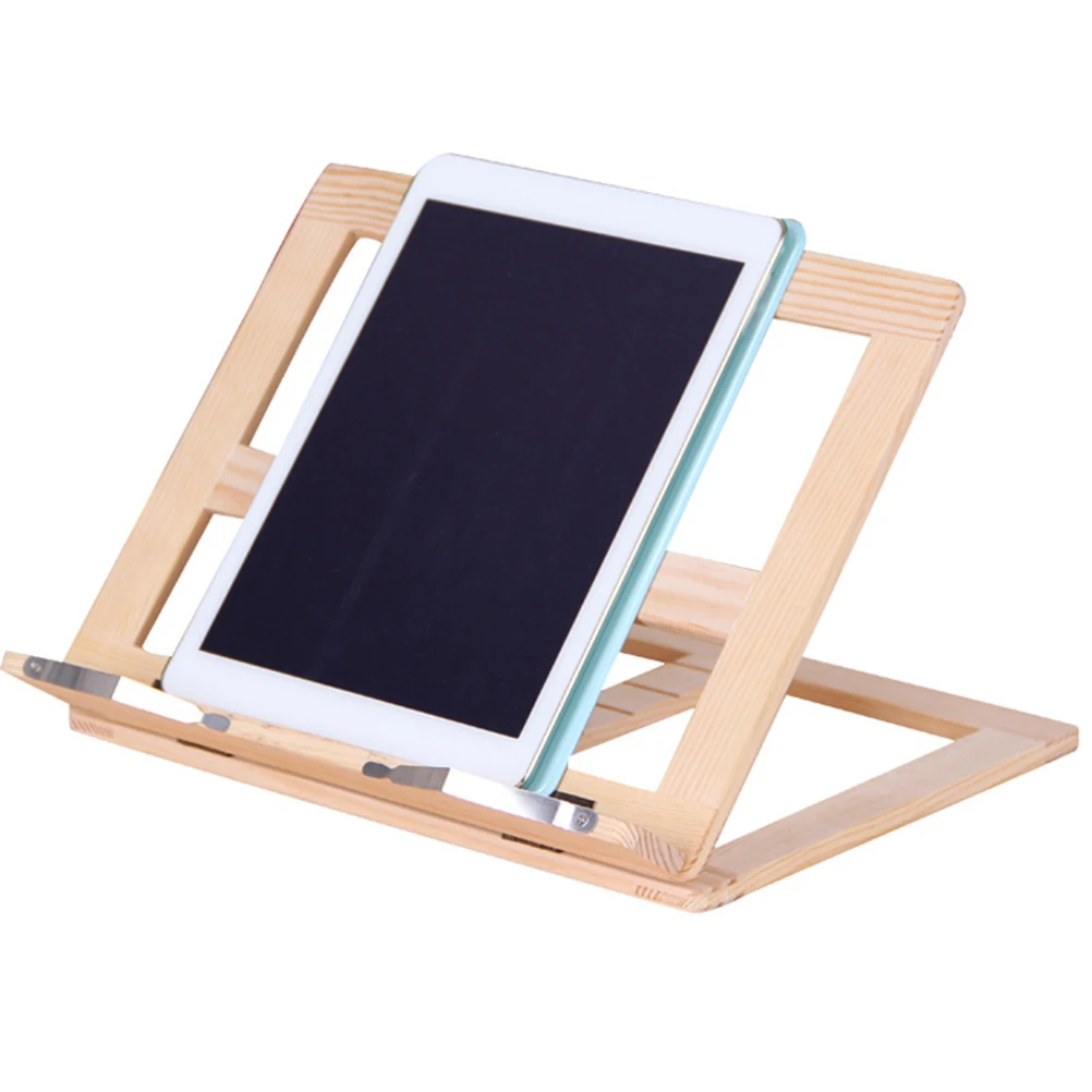 

Foldable Reading Stand Wooden Book Holder For Notebook Tablet Portable Reading Bracket Bookshelf Picture Shelf Support Organizer