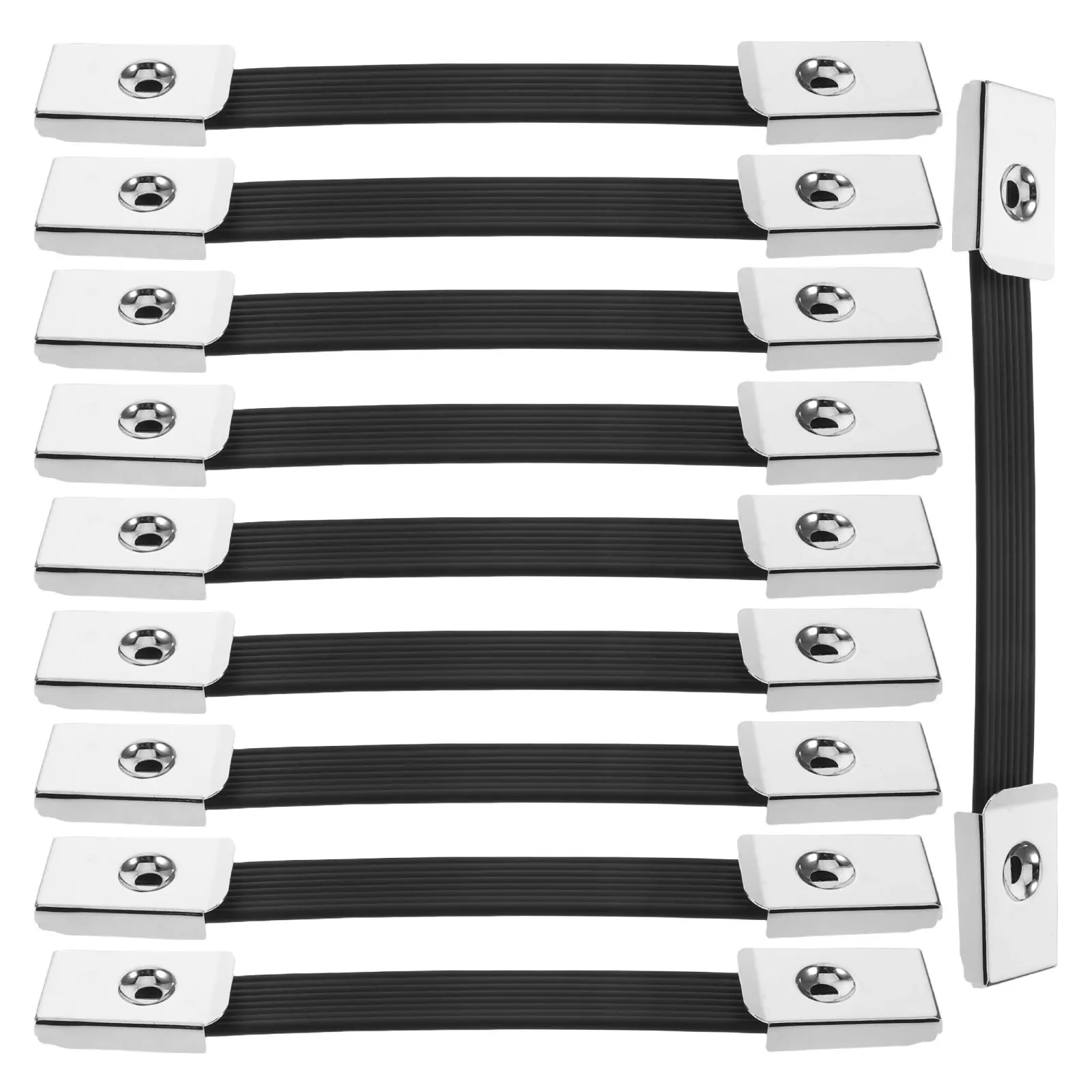 10Pcs Guitar Amp Handle Strap Replacement Heavy Duty Speaker Box Carrying Handles for Audio Amplifier Cabinet Speaker Handle