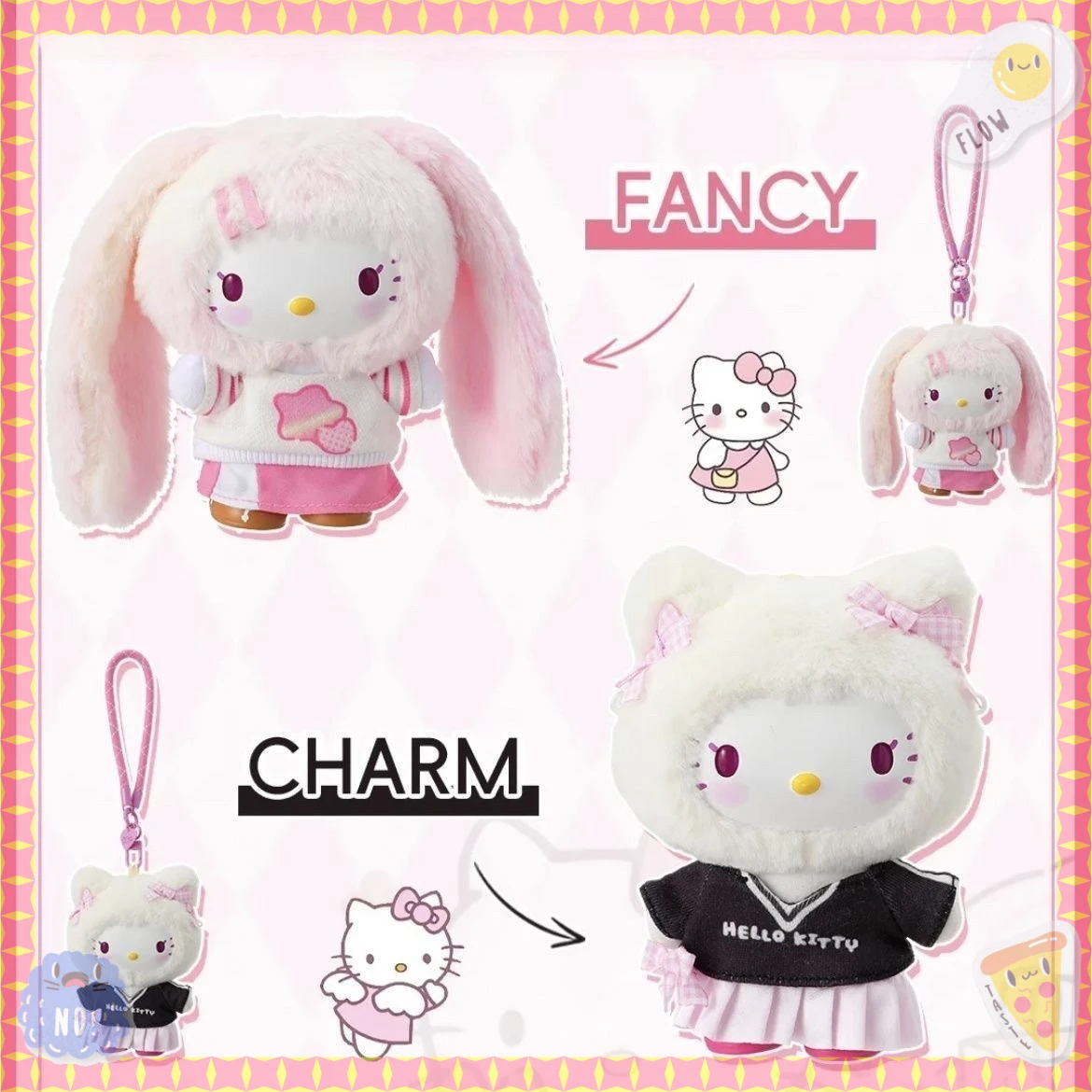 MINISO Cartoon Hello Kitty Pop Star Blind Box Kleding kan een pop worden gewijzigd