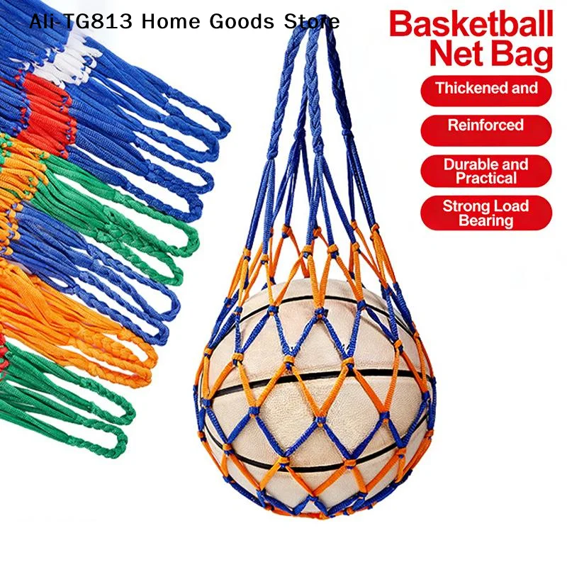 

[TG813]Football Net Bag Nylon Bold Storage Single Ball Carry Portable Equipment Outdoor Sports Soccer Basketball Volleyball