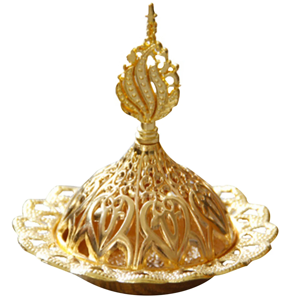 

Metal Incense Burner Hollow Arab Style Censer Practical Home Decor Study Bedroom Sauna Yoga Studio Kitchen
