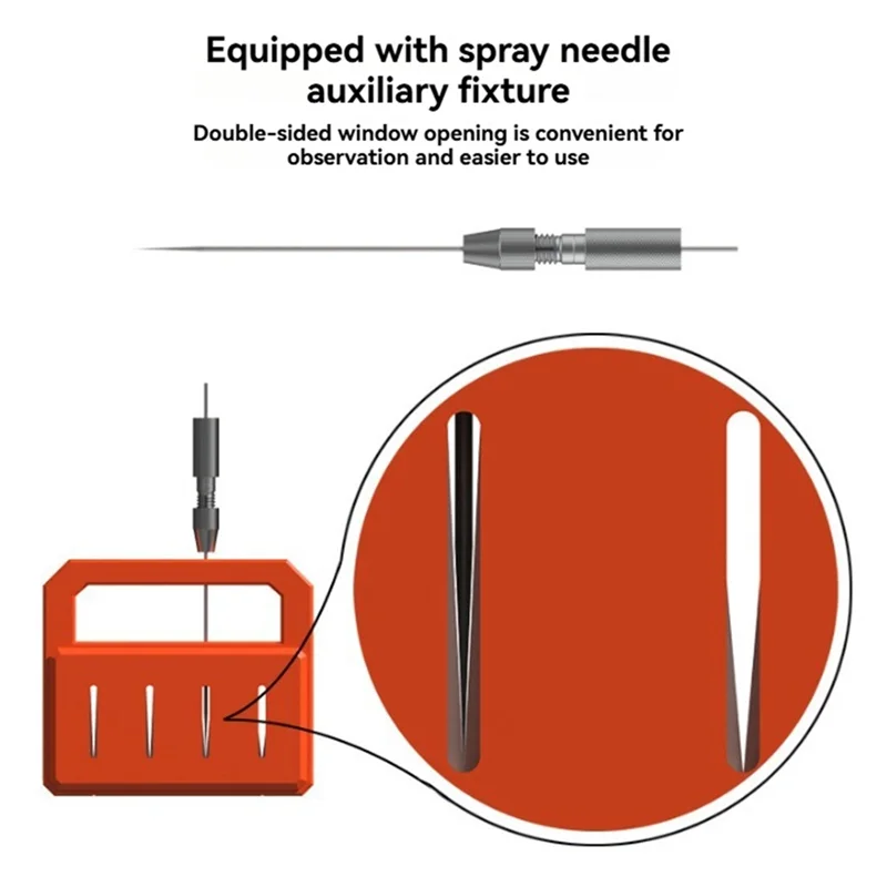 

ABRW-Airbrush Needle Repair And Sharpening Tool Kit - Maintenance & Polishing Accessories For 0.2Mm, 0.3Mm, 0.5Mm Needles