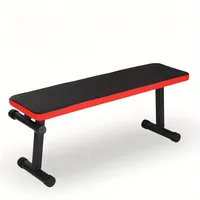 Stainless Steel Abdominal Bench - Professional Sit Up and Dumbbell Stool for Home Fitness Equipment-Foldable and Durable - Black