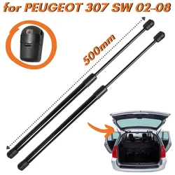 Qty(2) Trunk Struts for Peugeot 307 SW Estate 2002-2008 500MM 8731F8 Rear Tailgate Springs Dampers Shock Absorbers Lift Supports