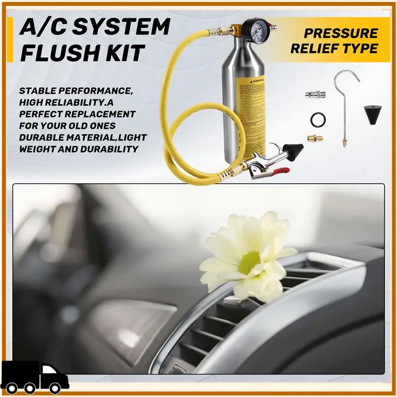 مجموعة أدوات تنظيف تكييف الهواء المبتكرة، مجموعة أدوات تنظيف أنابيب تكييف الهواء للسيارة، مجموعة تنظيف نظام تكييف هواء السيارة #2