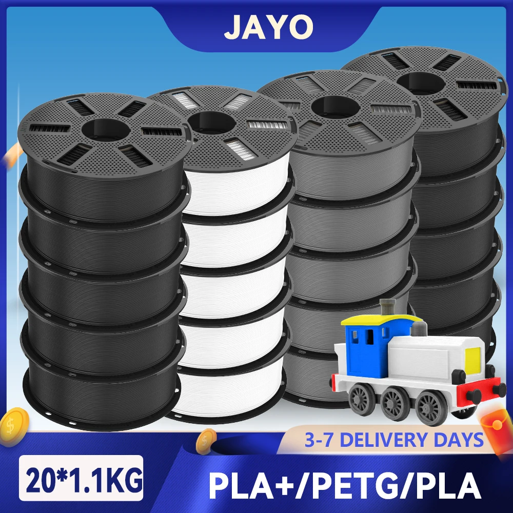 3D Printing Nylon Filament - JAYO 20 Rolls 3D PETG/ PLA