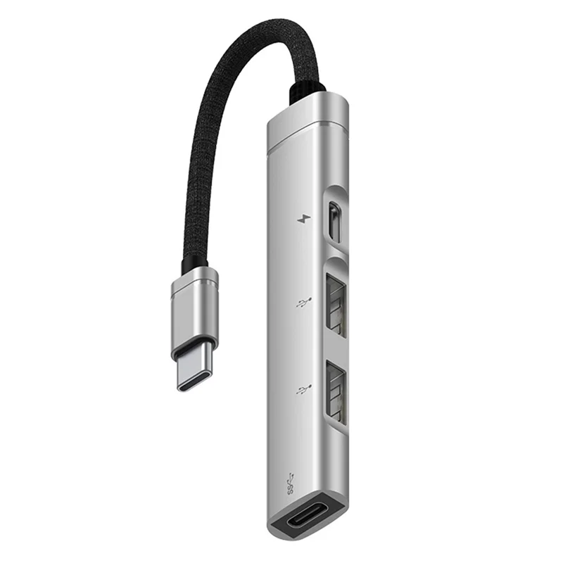 Airies de charge PD pour téléphone portable Android, ordinateur et tablette, USB de type C, 6 000 S6, argent