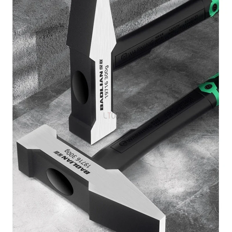 Martello per montaggio hardware multifunzionale Martello a becco d'anatra Lavorazione del legno Elettricista Riparazione di mobili Utensili manuali speciali antiscivolo
