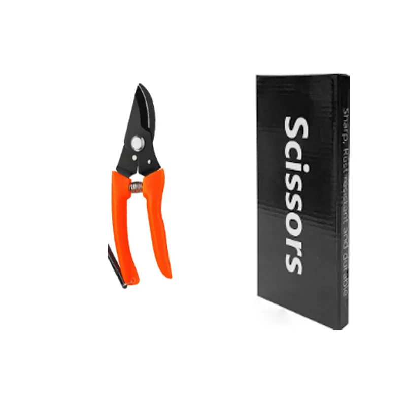 Stainless Steel Pruning ShearsHeavy-Duty Garden & Flower Cutting Tools, Anti-Rust Strong Shears for Effortless Trimming