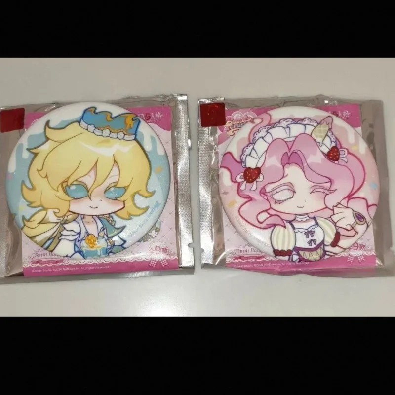 Game Identity Ⅴ Dessert Theme Mechanic Grave Keeper Badge Button Pin Cute Anime Tinplate Brooch Bedge for Backpack Accessories