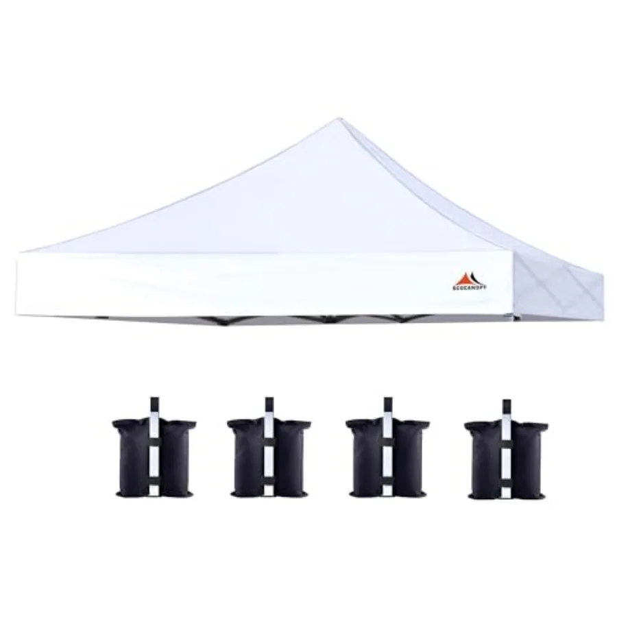 

Commercial Replacement Canopy TopCanopy Cover ONLY Bonus 4 Pack Weight Bag