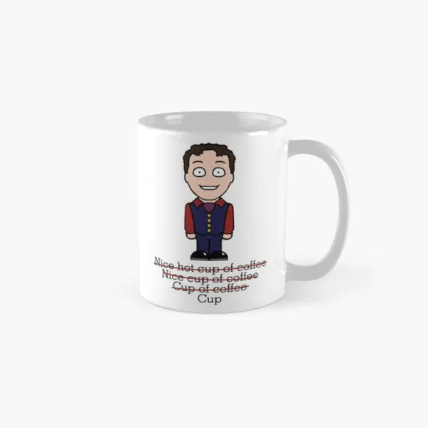 Arthur From Cabin Pressure Classic  Mug Tea Picture Cup Design Printed Gifts Image Handle Round Drinkware Coffee Photo Simple