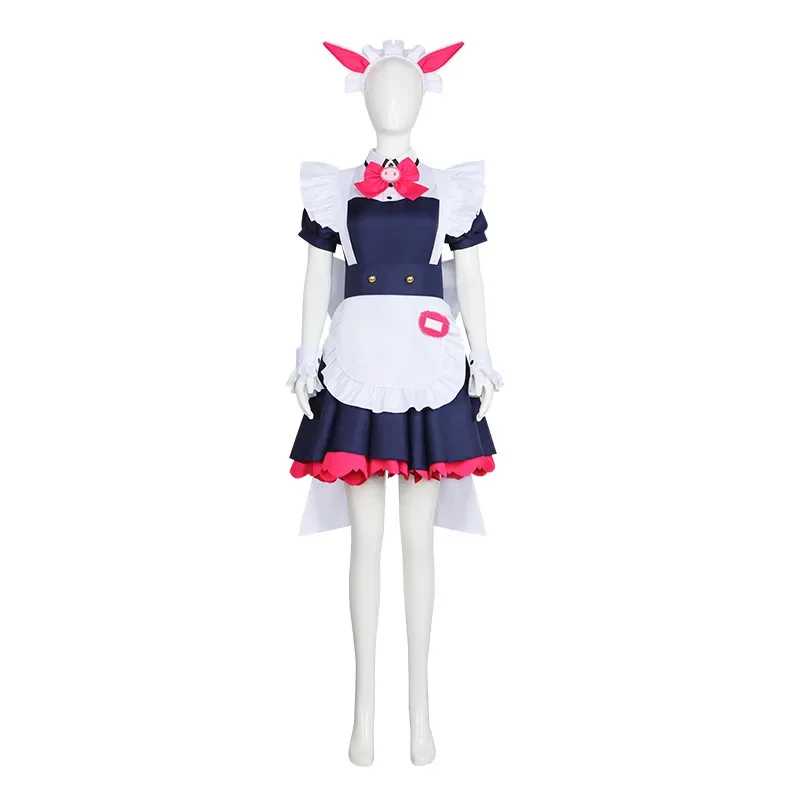 Anime Cosplay Mannen Ranko Maid's Cafe Costume