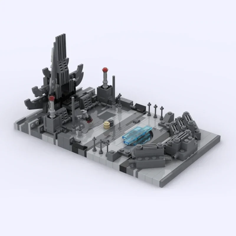 人気のスタームービーモデル Moc ビルディングレンガマイクロ玉座ルームテクノロジーモジュラーブロックギフトクリスマスおもちゃ DIY セットアセンブリ