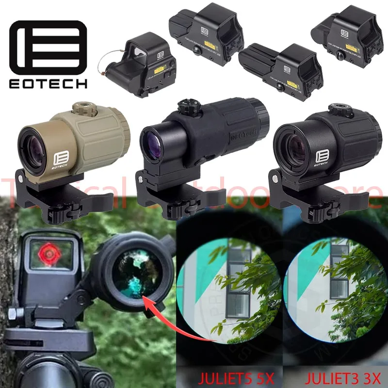 

Тактический увеличитель EOTECH G33 G43 G45 5X 3X, складной, с боковым откидным креплением UNITY Optic Riser FTC, для голографических прицелов 558 551 553, для страйкбола