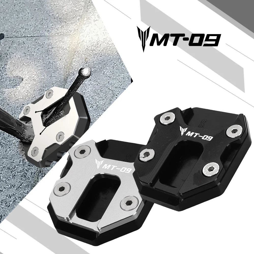 

For Yamaha MT09 21 2022 2023 2024 2025 Kickstand Extension Side Stand Plate Enlarger Motorcycles Accessories TRACER 9 GT XSR900