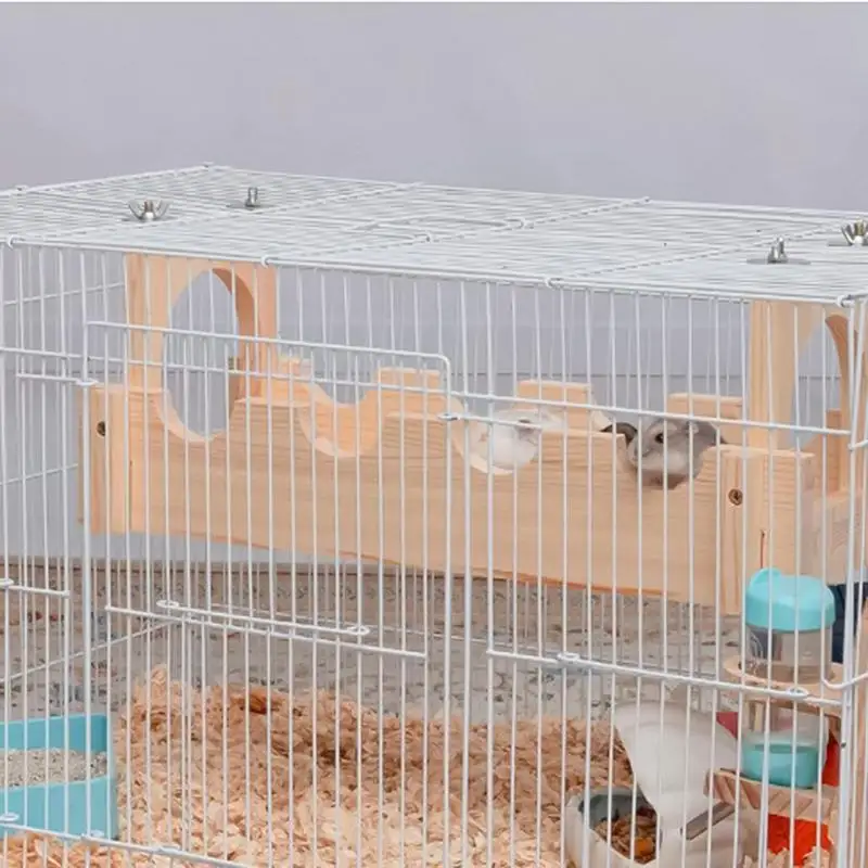 

Suspension Bridge For Cage Small Animal Wooden Bridge Platforms Chinchillas Toy Climb Platforms For Squirrel Sand Mice Swing Toy