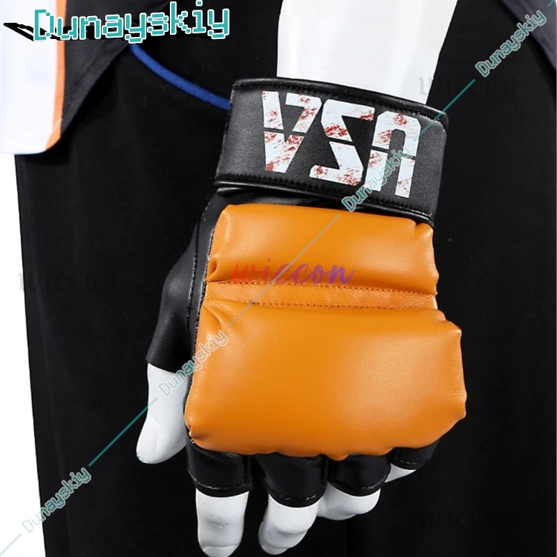Cosplay Outerwear inspired by Luke style with Cosplay Costume Street Fighter Coat Top Pants Outfit Man Combat Suit Hallow suitab view 4