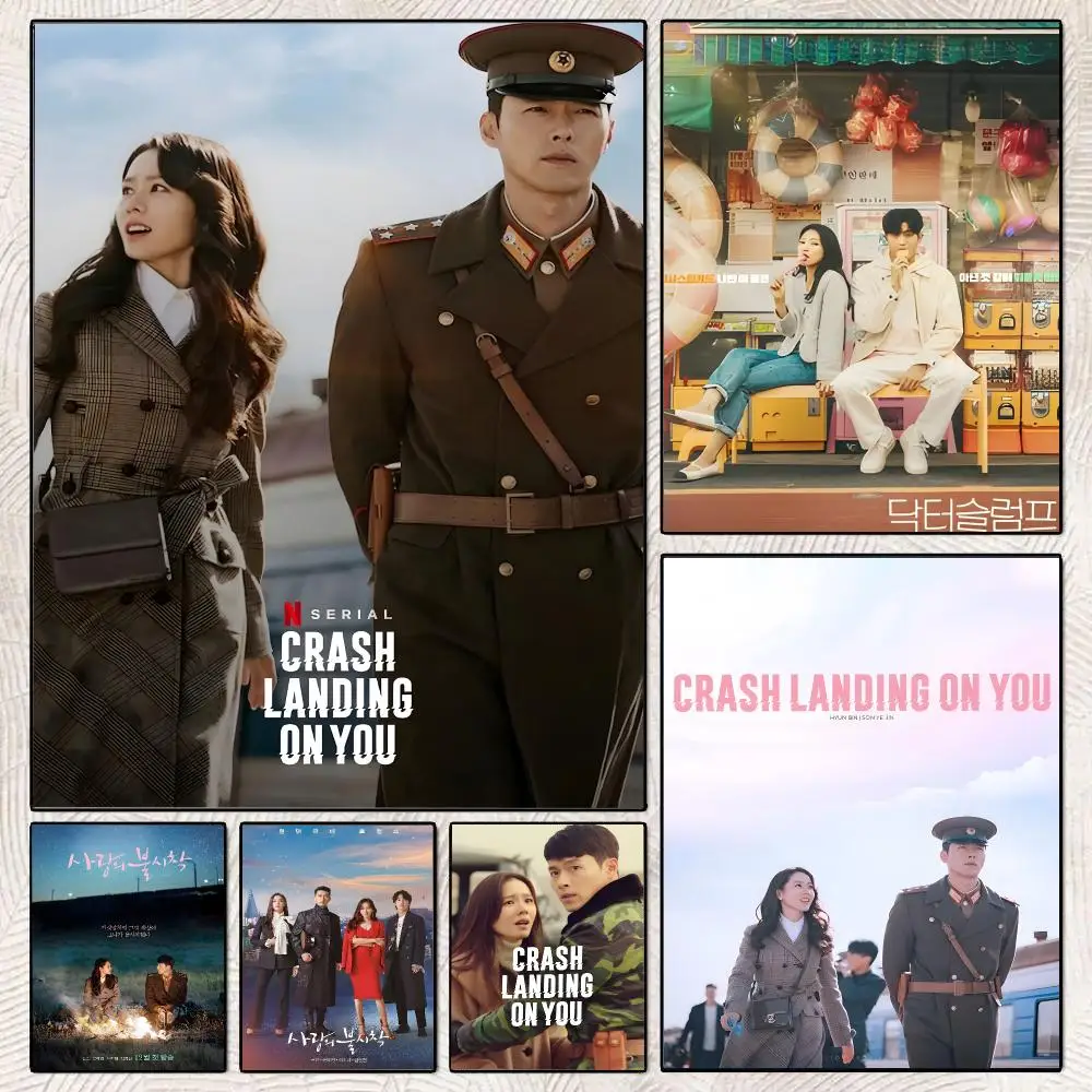 Crash L-Landing On You South Korean TV Drame Poster Decorative Wall Art Stickers Mural For Home Living Room Hallway Decor Gift