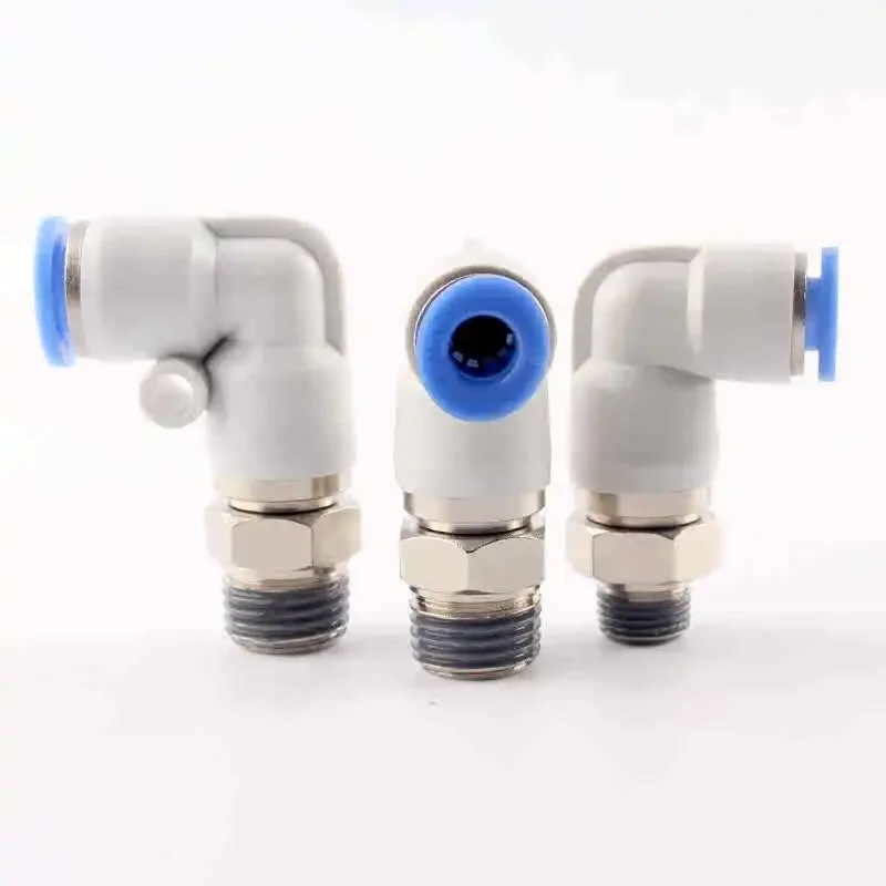 Connettori rotanti pneumatici Raccordi girevoli 360 °   Rotazione Filettatura Maschio M5 1/4 1/2 Giunto Tubo Flessibile 6/8/10mm Revolute DEUBLIN Connettore