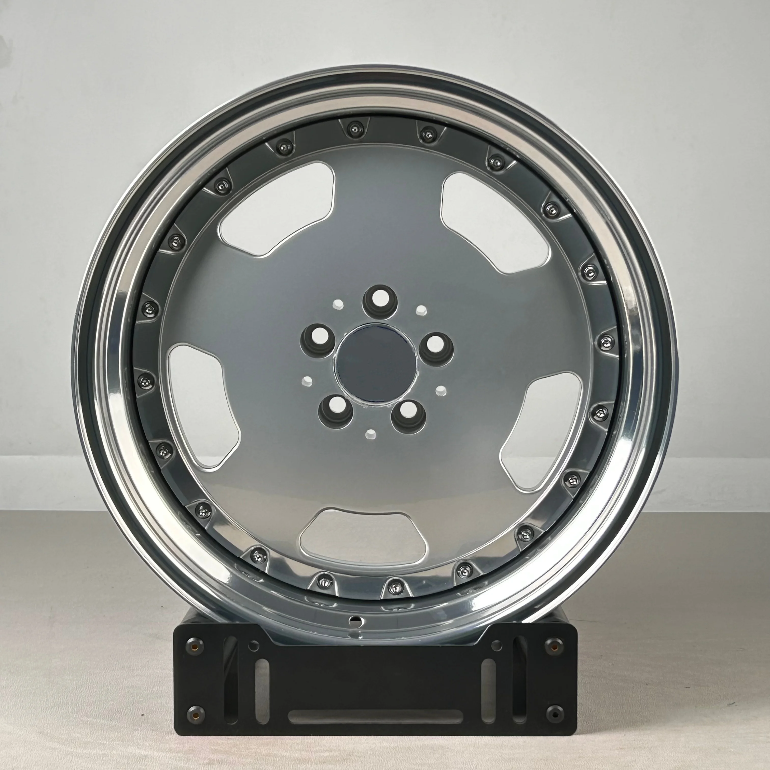 BK Forged 3 Piece Wheels for Mercedes R129 R107 W124 W126 W205 W204 W211 W212 W203 17 18 19 Inch Rim Polished Alloy 5x112 Wheels