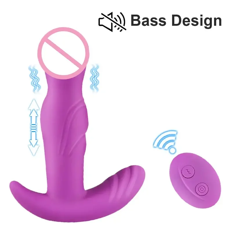 Cul Didlo-Vibromasseur fesses pour femmes et hommes, dilatateurs, sous-vêtements, plug profond, sexy