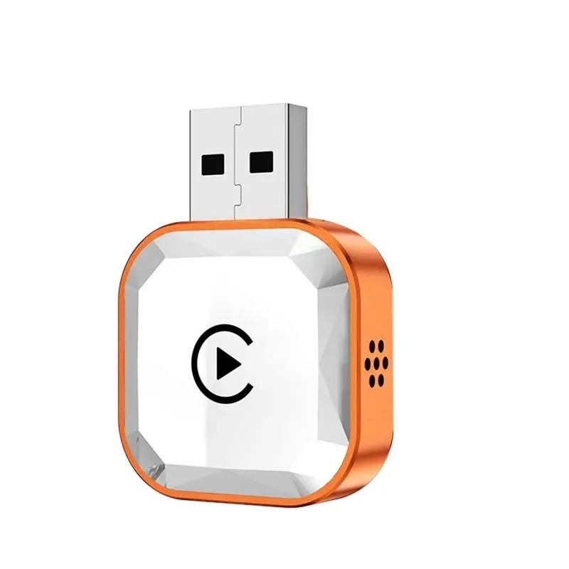 

FFYY-2In1 Беспроводной адаптер Carplay Android AUTO Wi-Fi и Bluetooth5.0 + голосовой Smart AI Box Проводной Carplay к беспроводному Carplay B