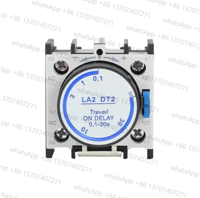 LA2 DT0 DT2 DT4 retardo de tiempo de retardo de encendido 0,1-3S 0,1-30S 10-180S LA3 DR0 DR2 DR4 Contactor de relé de retardo de apagado bloque de contacto auxiliar