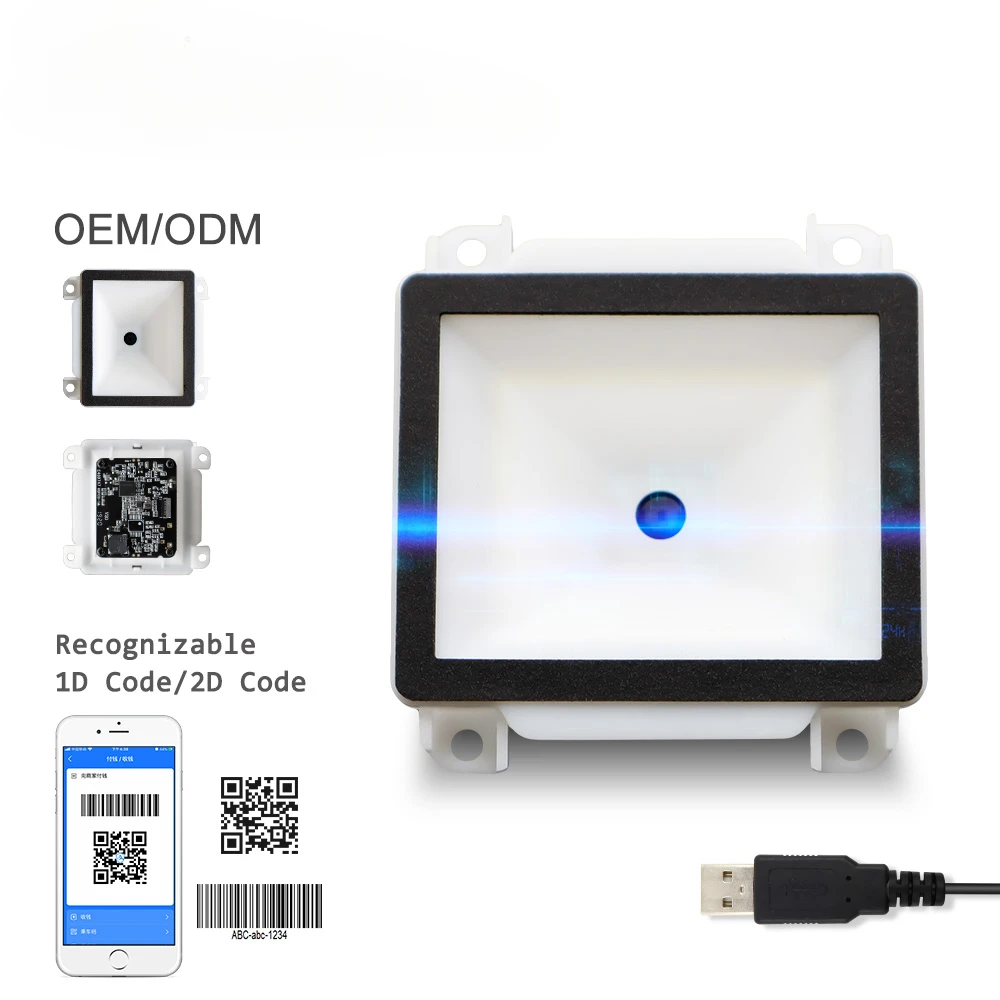 

2D встроенный считыватель QR-кодов Торговый автомат Мини-модуль сканера штрих-кода Модуль сканера QR-кода
