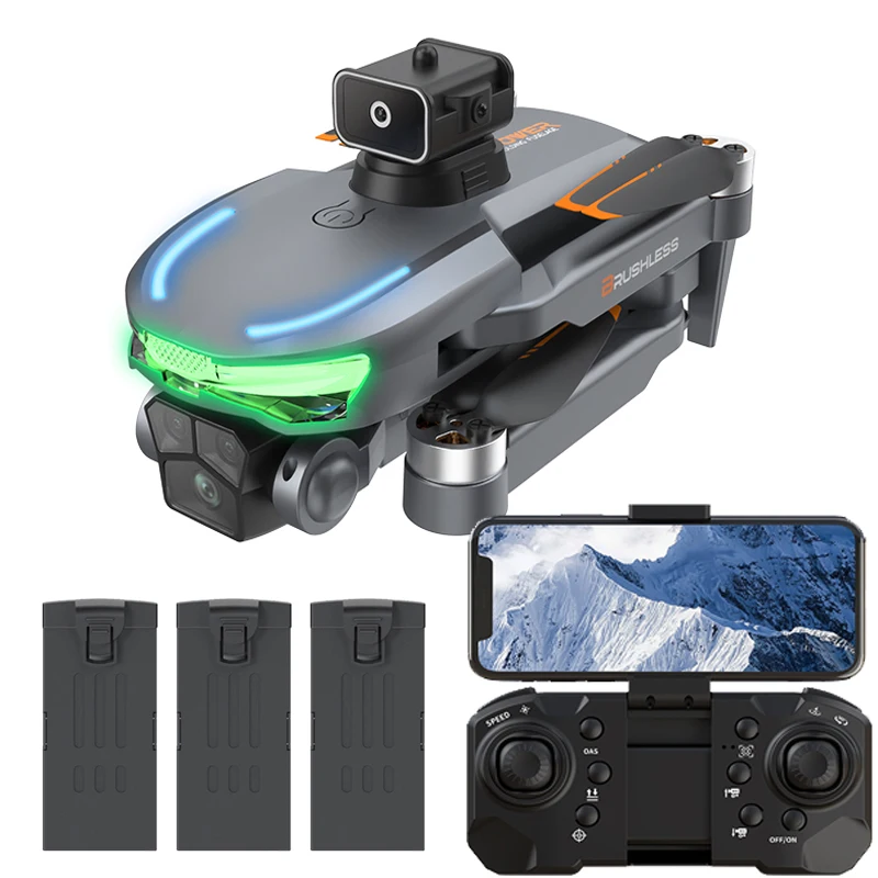 

A17 Mini Drone with 4K Camera FPV Dron 8K Professional Foldable Quadcopter Helicopter Obstacle Avoidance Aerial Photography UAV