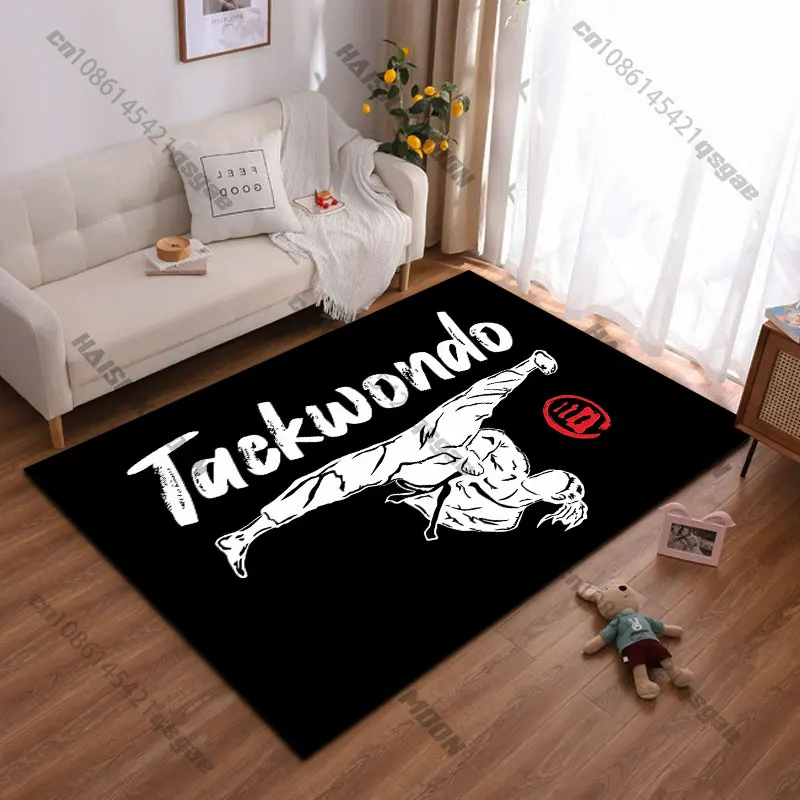 Martial art high kick carpet Yoga living room room decor children's crawling mat doormat area rug games mat