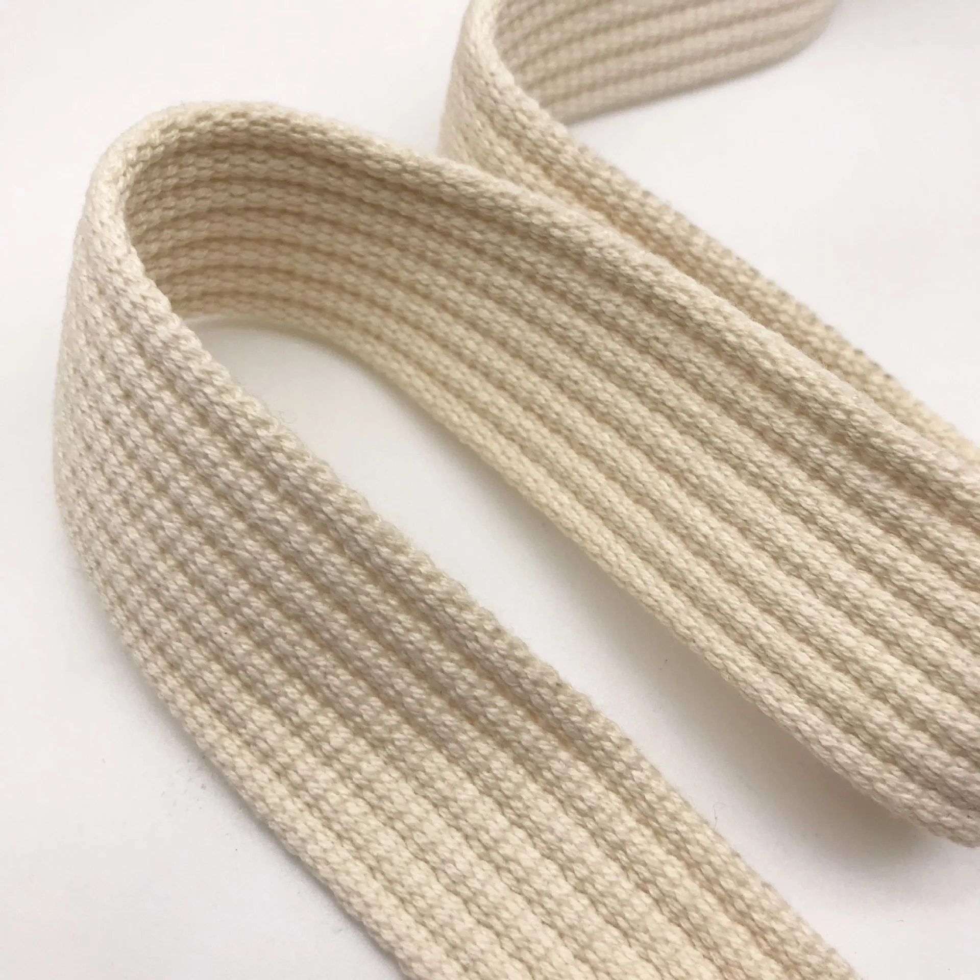 32MM Imitation Cotton Polyester Cotton Webbing SP Thread Bead Pattern Backpack Canvas Bag Shoulder Strap Thickened Woven Belt