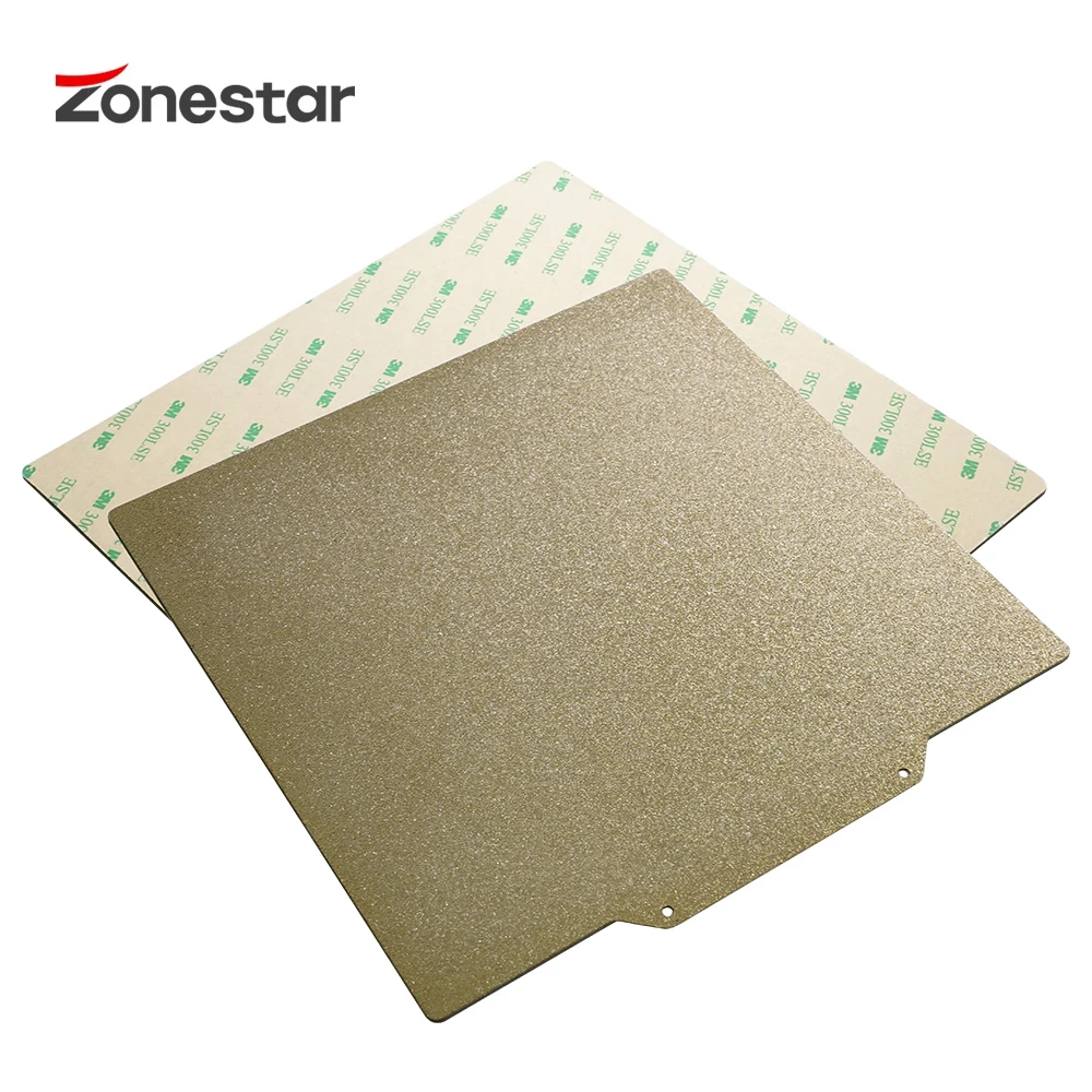 Imagem -06 - Zonestar-pei Spring Steel Sheet para Impressora 3d Hotbed Sticker Flexível Magnético Base de Fácil Remoção Aplicado a z8 z9 Z10 310 mm