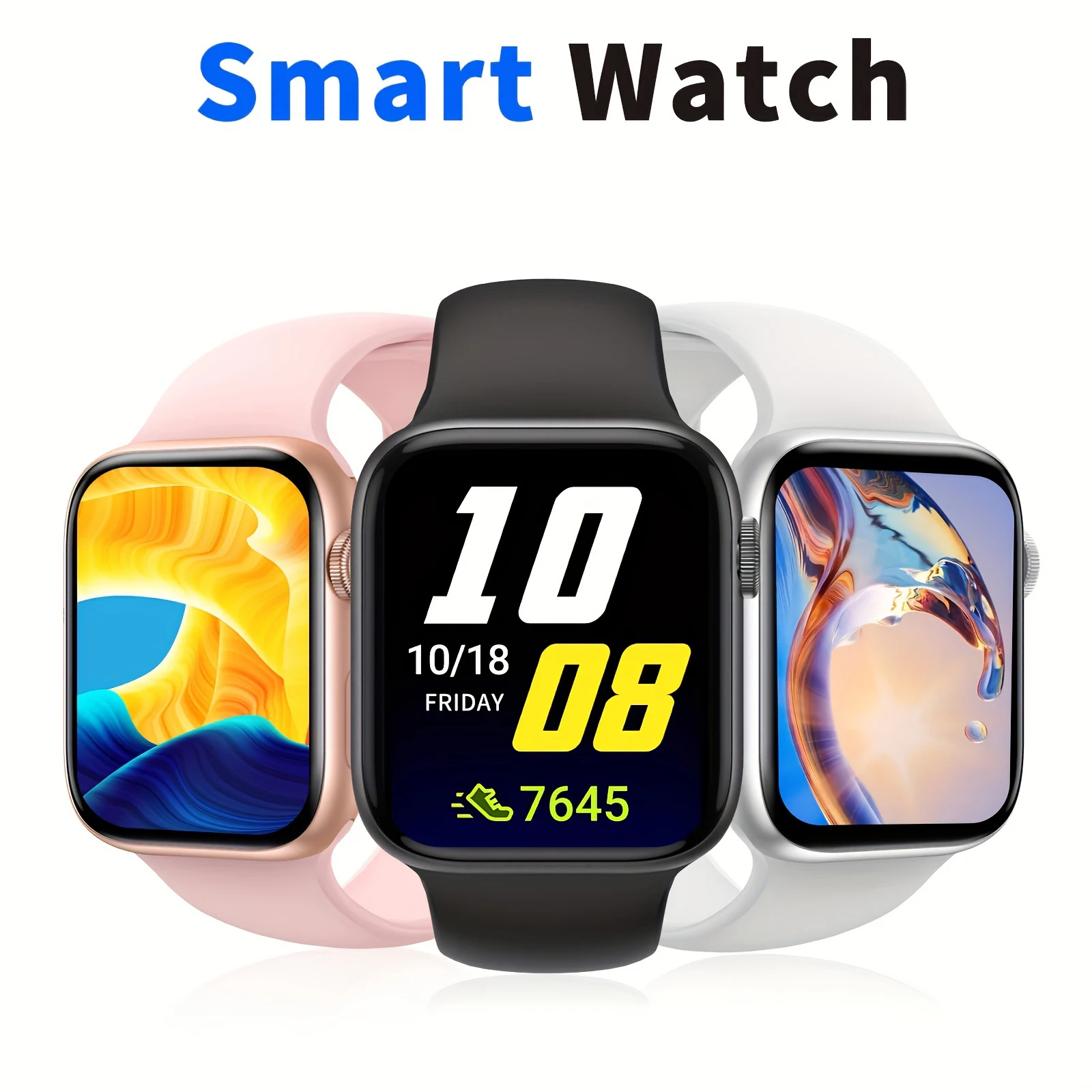 

Male and female universal answering and calling information reminder smartwatch, sports and fitness smartwatch