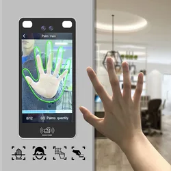 IPS Dynamic Face and Palm Recognition Access Control System, Reconhecimento Facial, RFID, Attuting, com App, 5