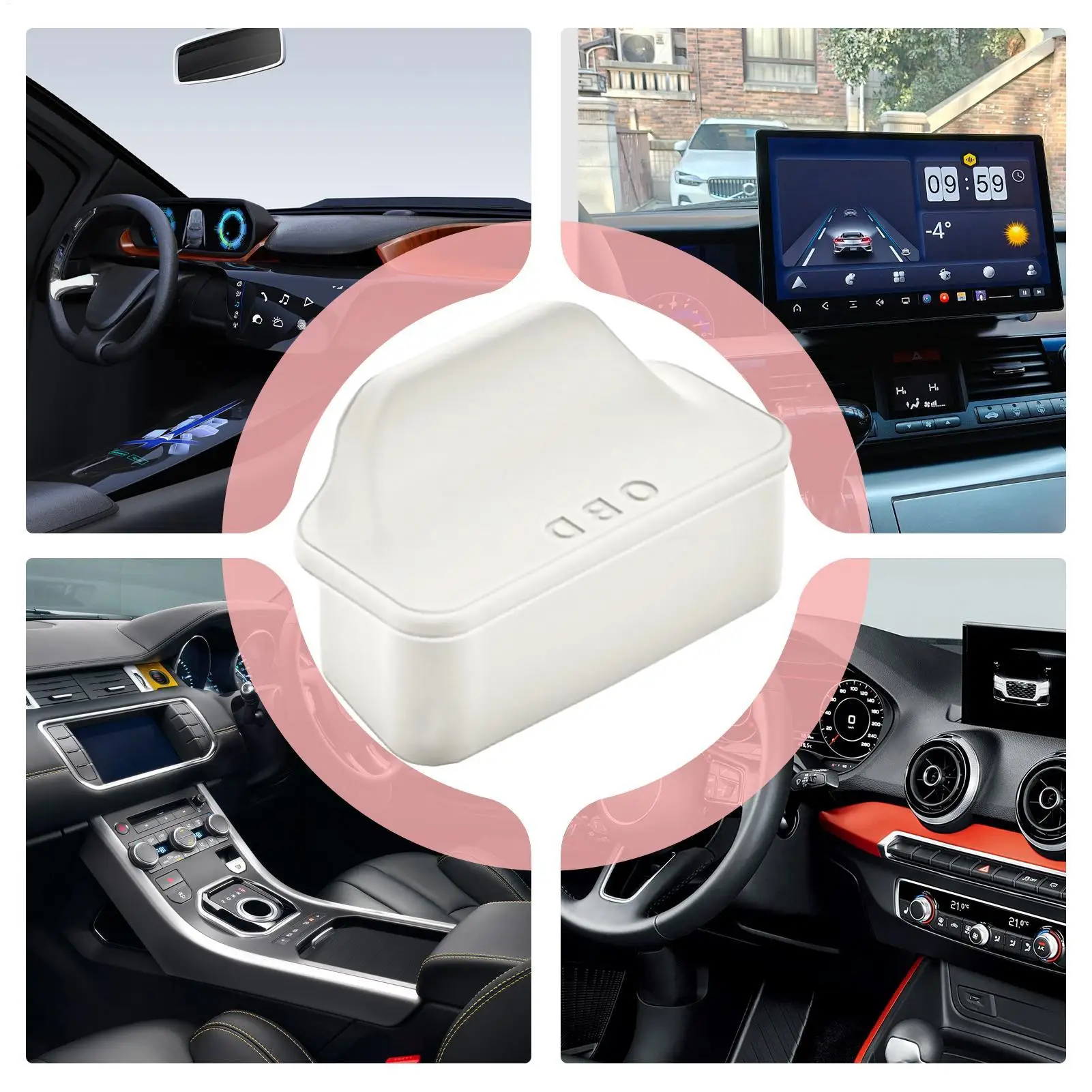 Obd ميناء حامي obd الحرس الغبار درع واجهة موصل حامي ل البضائع عربة جولف سيدان شاحنة SUV فان RV #5