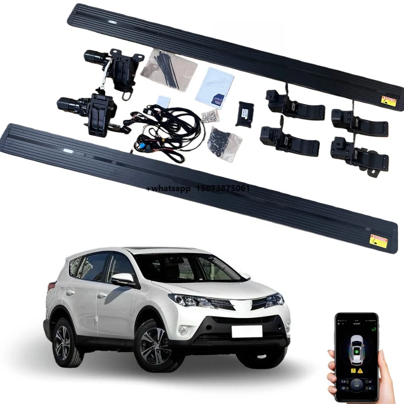 

Retractable Power Steps Automatic Running Board for RAV4 2015 Aluminum Alloy Electric Side Steps