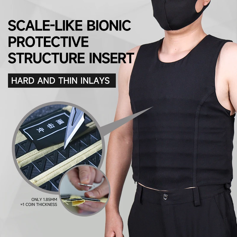 Inner wear anti-stabbing clothing close-fitting soft vest anti-knife anti-slashing flexible anti-stabbing soft armor clothing