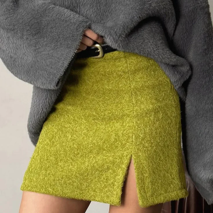 Split High Waist Women Mini Skirt Slim Fit Split Mini Skirt High Waist Skirt Bodycon Short Bottom Street 2026 New Fashiom Skirts