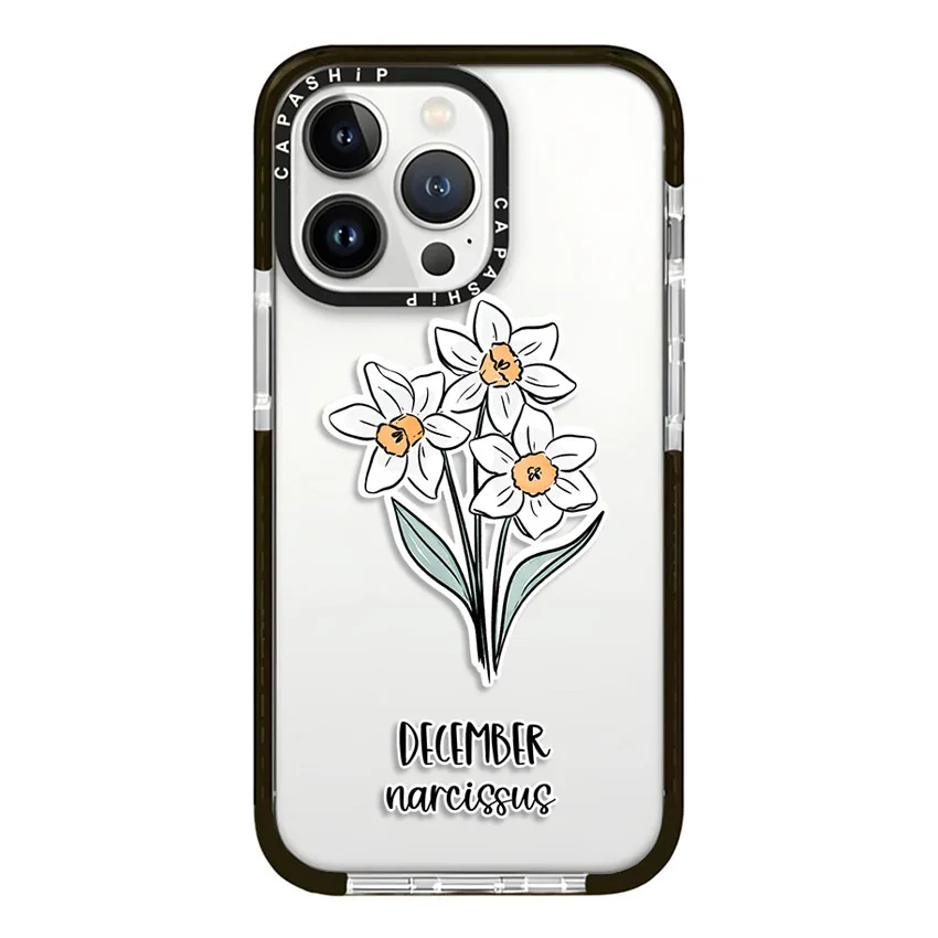 Seasonal Beautiful Flowers Case For iPhone 16 15 14 13 12 11 Pro X XS XR Max 7 8 Plus SE Soft TPU Shockproof Back Cover