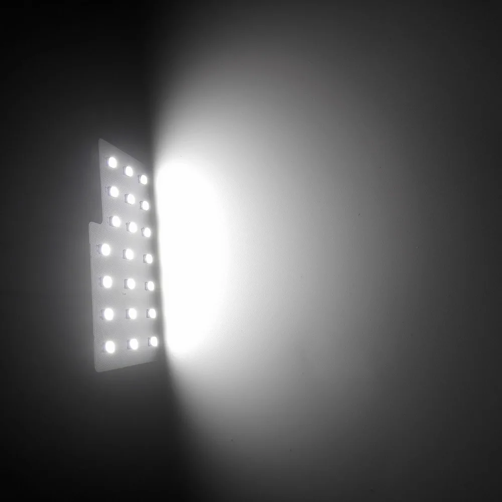 يوليو كينغ 22 قطعة 6000K LED مصابيح للقراءة لأودي Q5، 4 قبة أمامية / 4 خلفية + 2 خلع الملابس + 8 أبواب + 3 صندوق السيارة + 1 صندوق القفازات الخفيفة #6