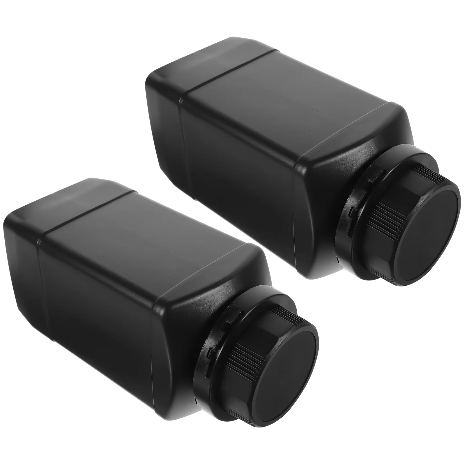 2 Pcs Big Mouth Square Bottle 1000ml Chemical Reagent Sample Sealing Liquid Storage Pe Plastic Labs