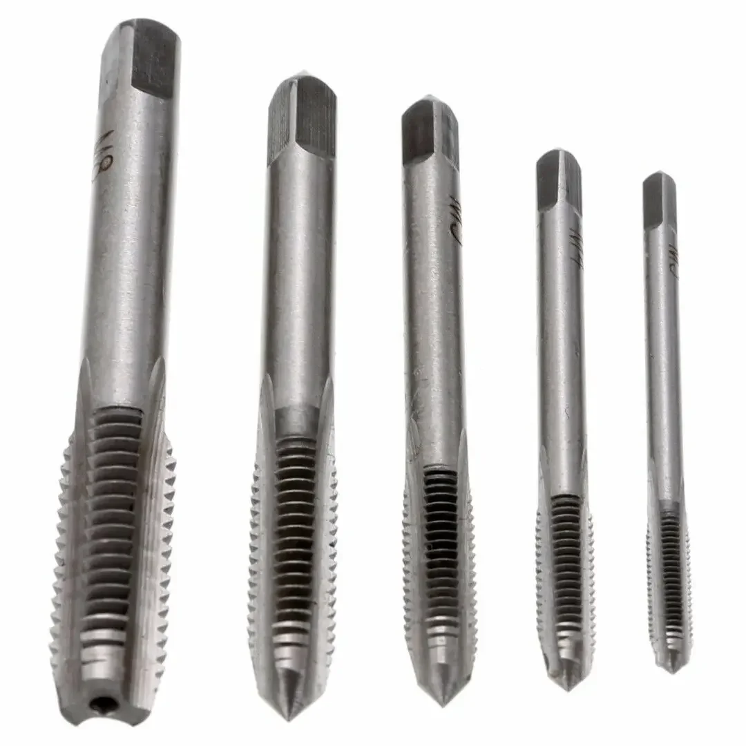 Supplies Plug taps Thread Tools Workshop 5pcs Car Cutting Drill bits Hand Screw Machine Metric High Speed Steel