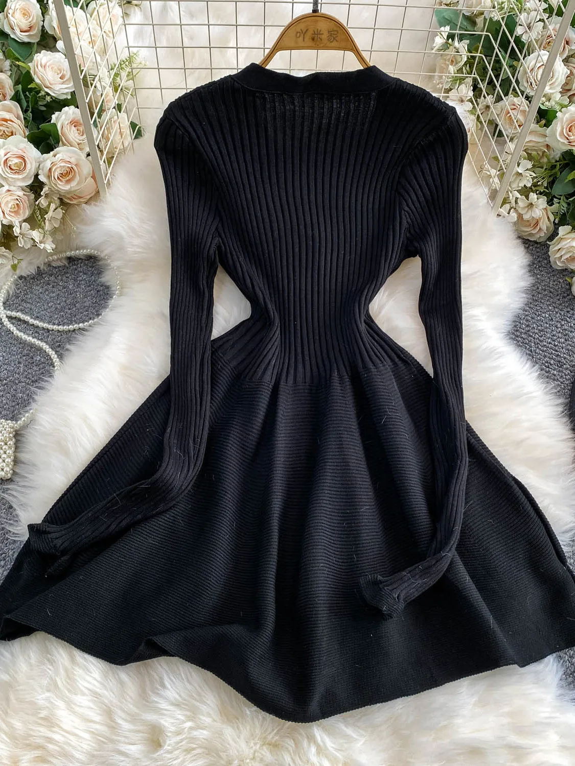 블랙 섹시 V넥 오픈 가디건 니트 벨 슬리브 드레스 여 - Longline Cardigan Knit 리뷰 및 가격